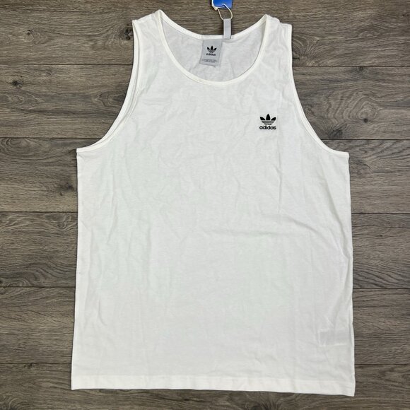 adidas Other - Adidas Tank Top Size XL Mens White Originals Essentials Logo Trefoil